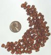 100 6mm Bicone Dark Topaz